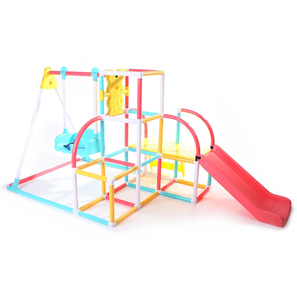 Juego de columpio Climb & Slide Swing 4 en 1