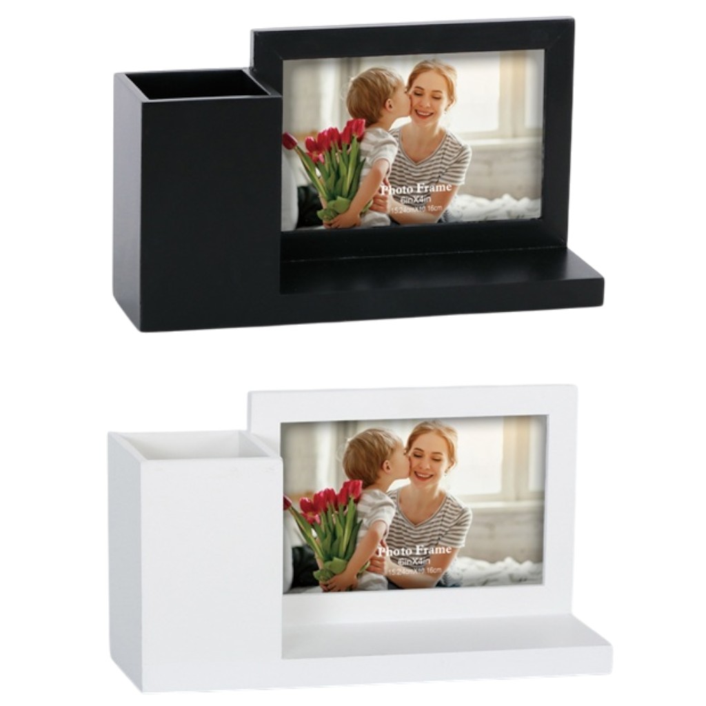 Organizador De Escritorio Con Marco De Foto Colores Surtidos 24X7X13.5Cm