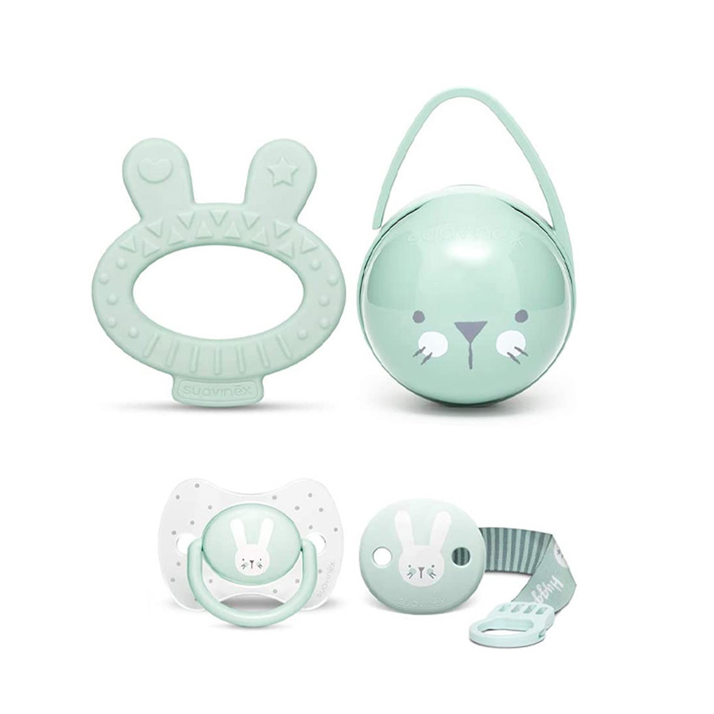 SET REGALO HYGGE VERDE PARA BEBÉ SUAVINEX