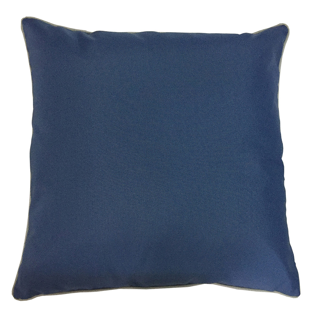 Cojín Sencillo Cuadrado Azul Marino 45X45Cm