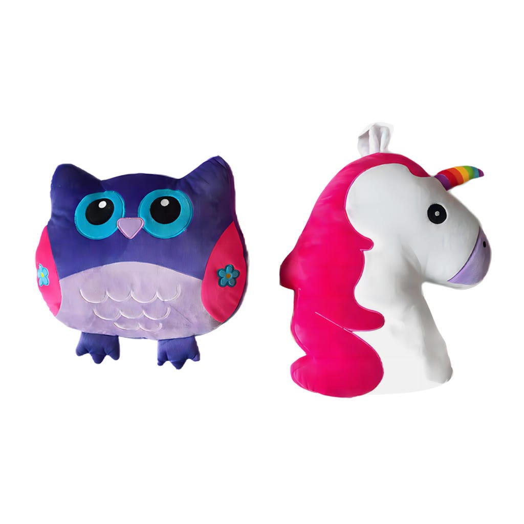 Cojín Animales De Peluche 35Cm