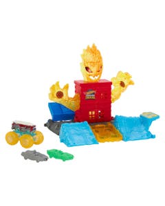 Hot Wheels Monster Trucks Desmontaje De La Torre De La Antorcha
