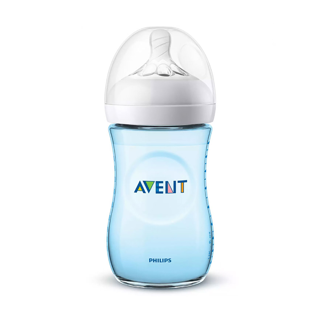 Avent Natural baby bottle 260 ML 9 OZ blue