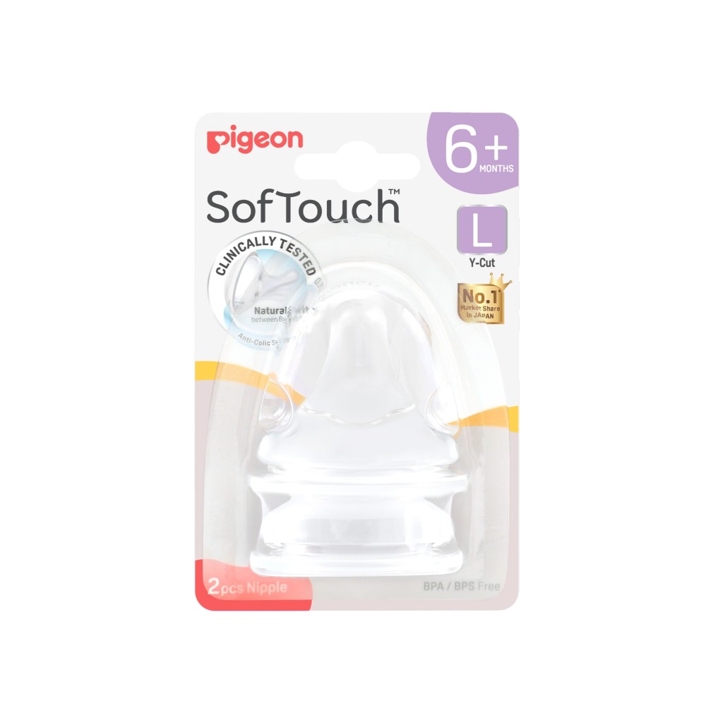 Chupete Softouch Boca Ancha L Set 2Pzs