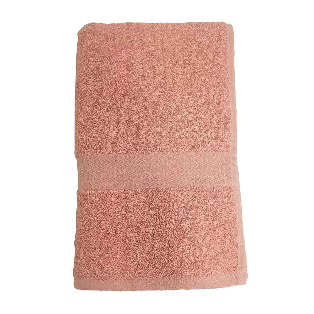 Toalla de baño color durazno 70X140CM