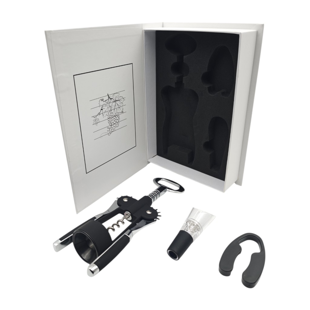 Juego De 3Pzs De Accesorios Para Vino