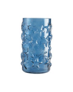 Base De Vidrio Azul 14.5x24cm