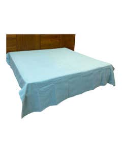 Cubierta de la cama de algodón color menta 240X260