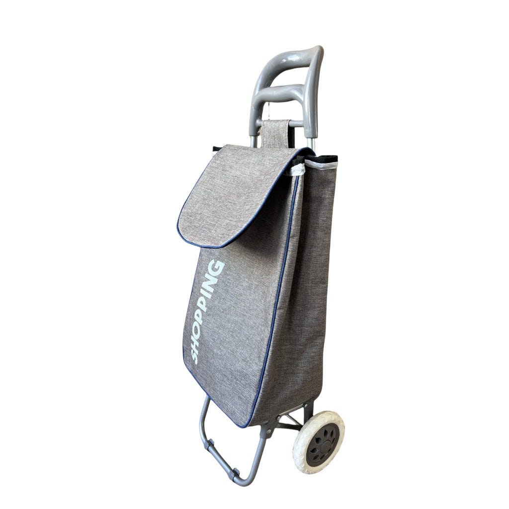 Carrito De Mercado Gris 35X28X96Cm