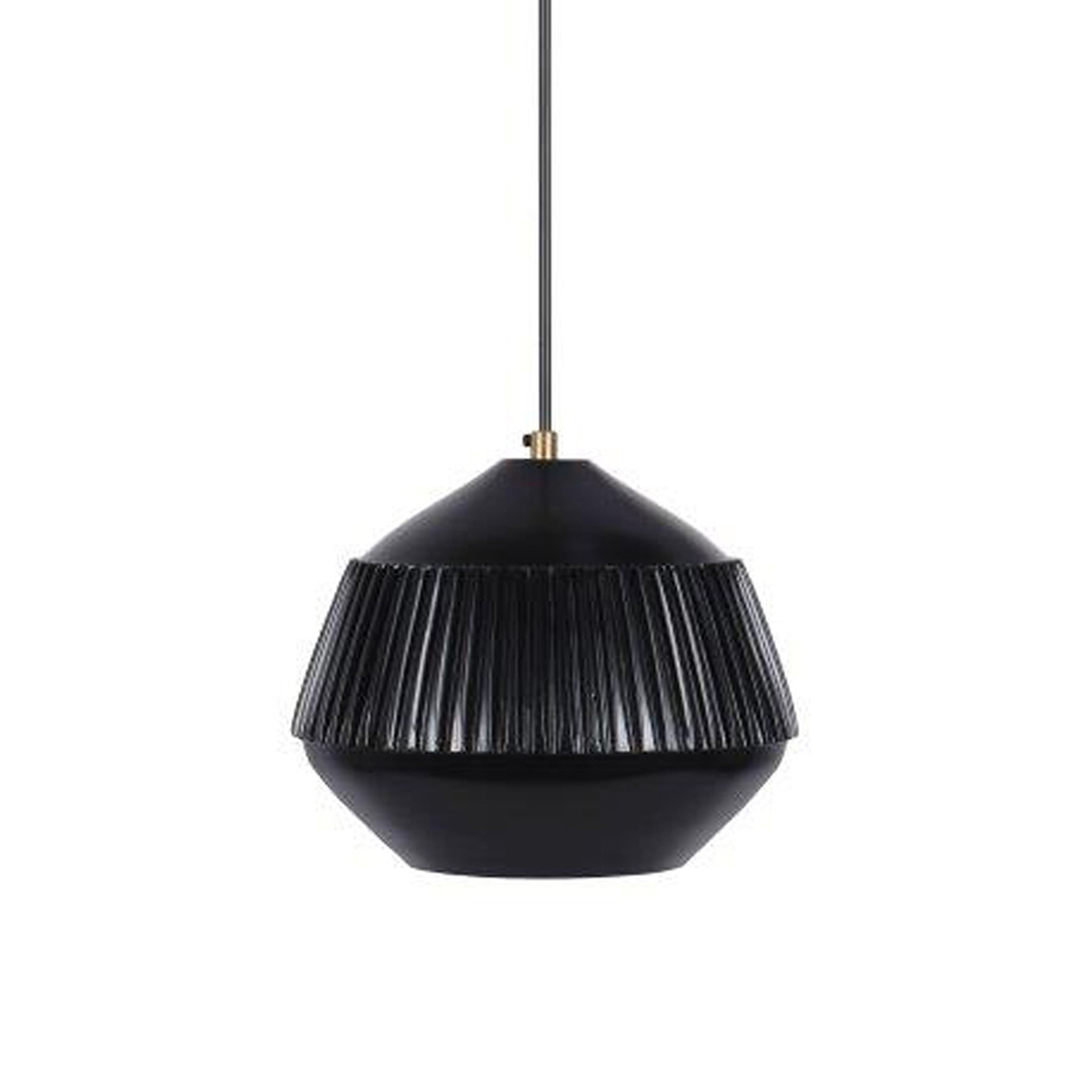 Lámpara Colgante Decorativa Negro 26X21Cm