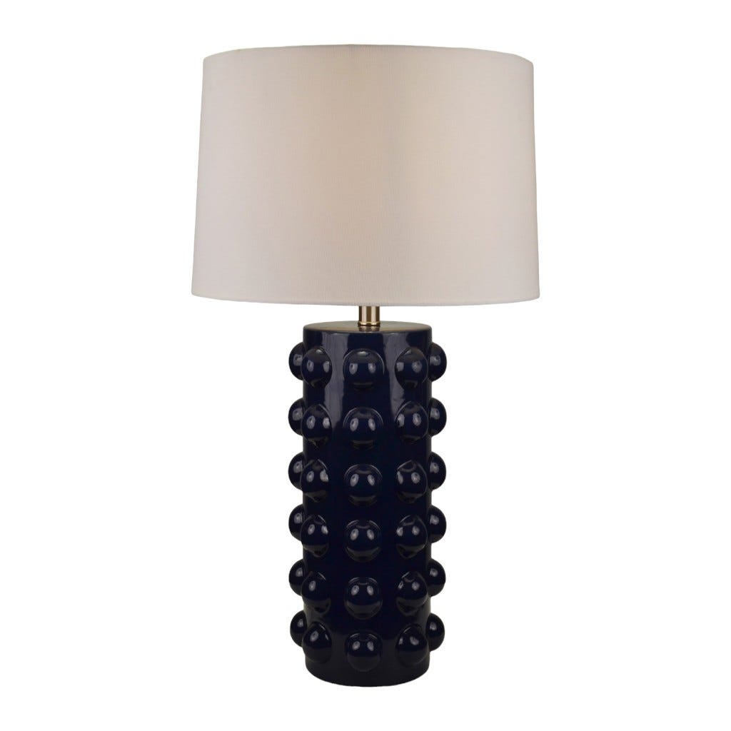 Lampara De Mesa Bobble Negro 41x41x74cm