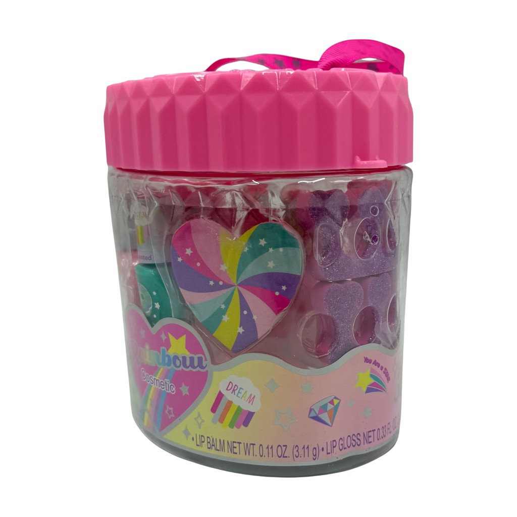 Set Infantil Con Esmaltes, Labial Y Sombras