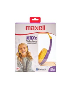 AUDÍFONOS BLUETOOTH KIDZ TAMAÑO PEQUEÑO MORADO MAXELL