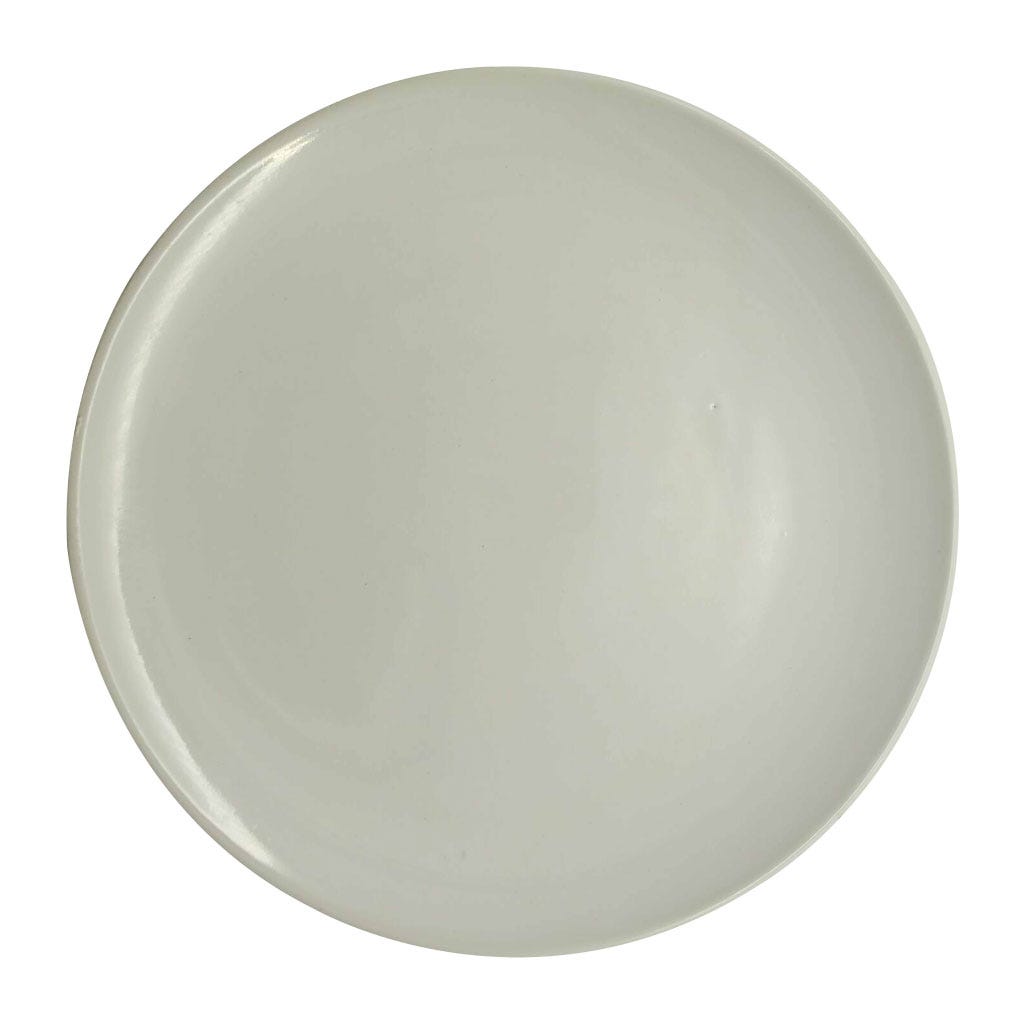 Plato de ensalada sencillo blanco 20 cm
