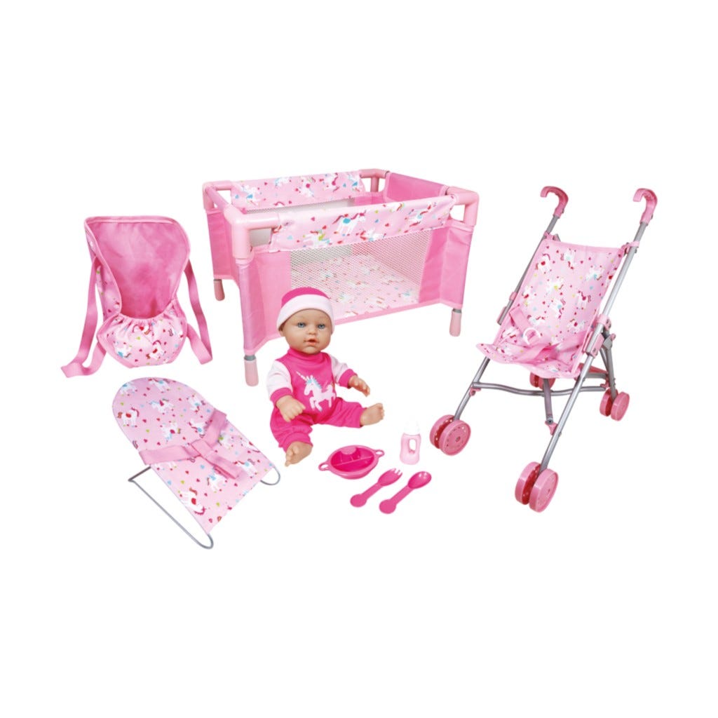 Lissi Doll - Set Completo De Muñeca Bebé 30cm