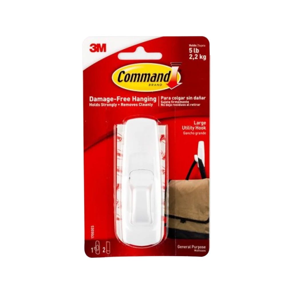 Gancho Adhesivo Transparente 3m #170