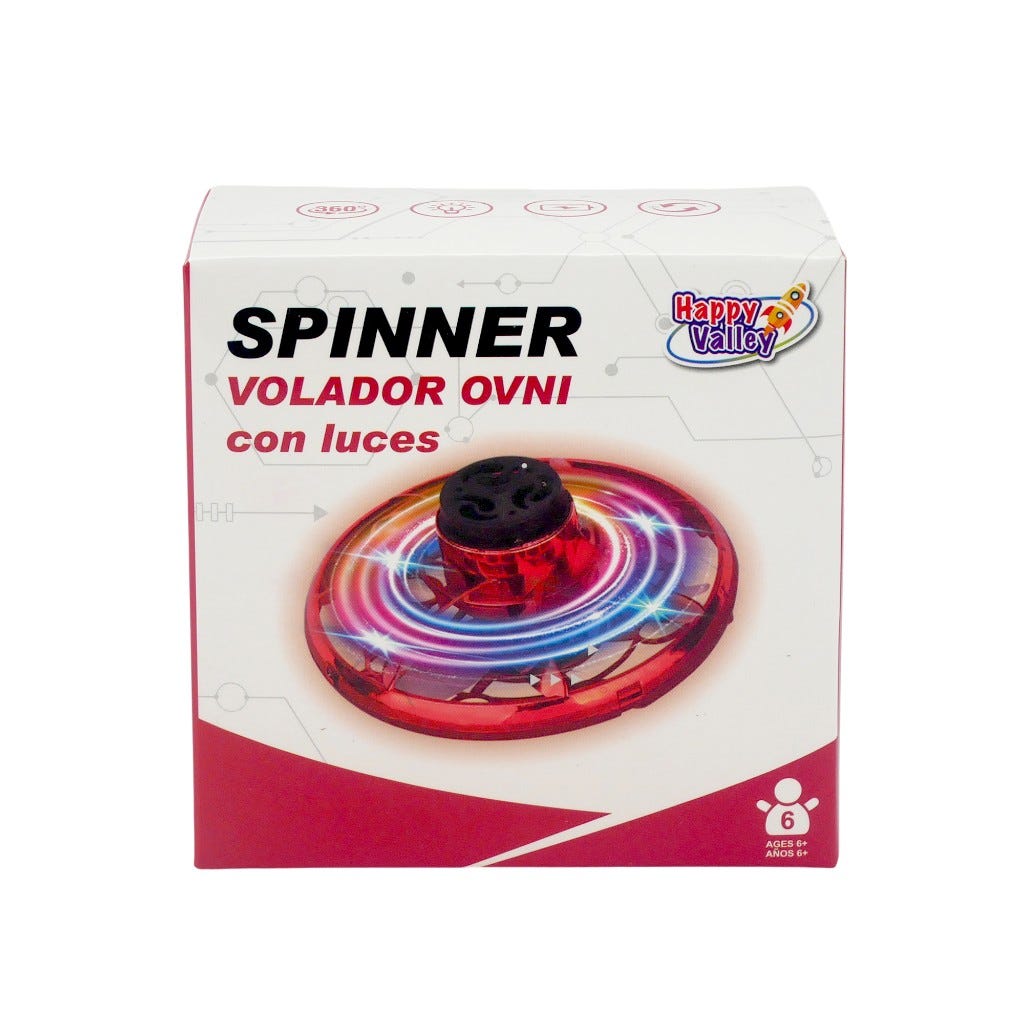 Spinner Volador Ovni Con Luces