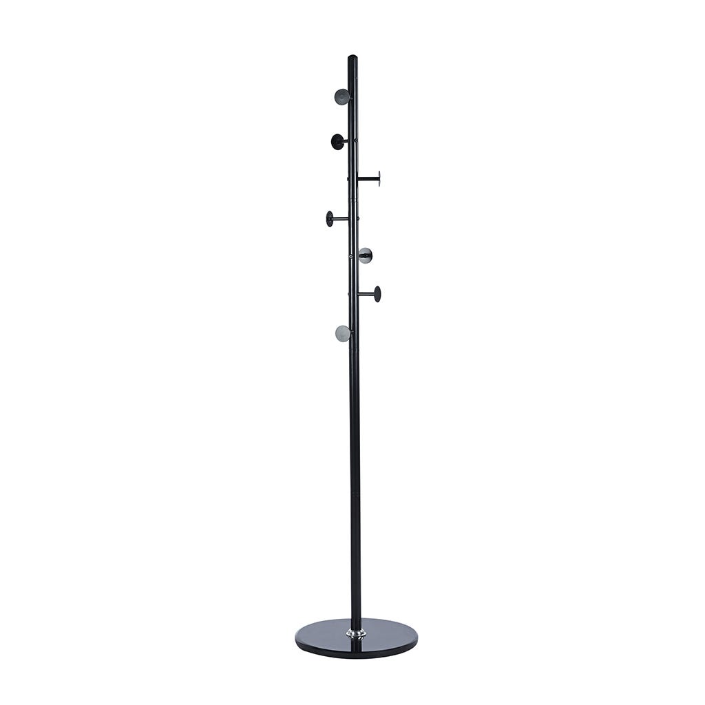 Perchero Negro 37X37X175Cm