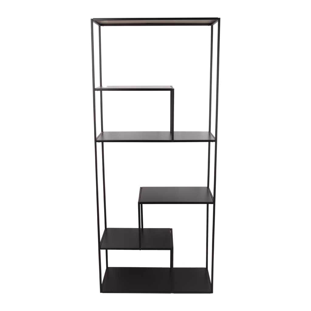 Decorativo Estante Negro Rectangular