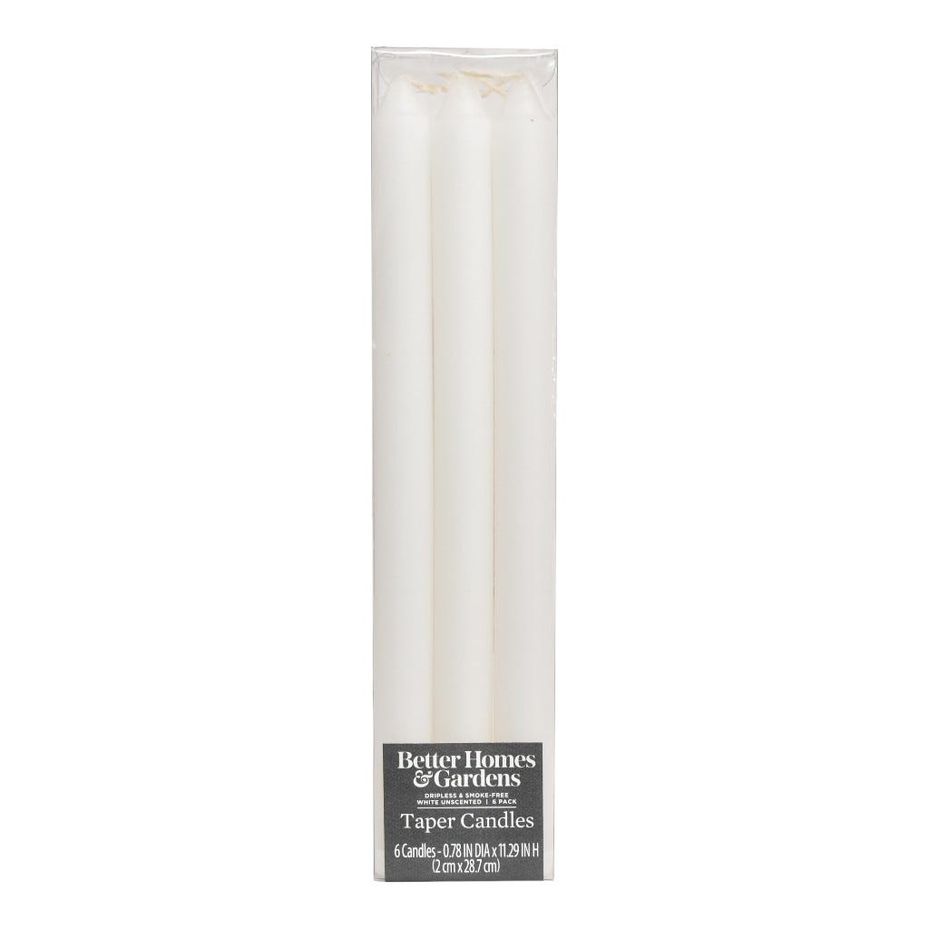 Vela Para Candelabro 6Pzas 6X4X29Cm