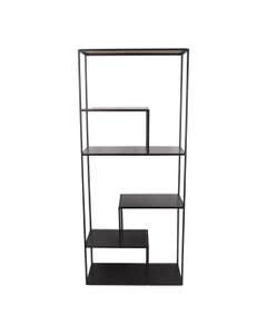 Decorativo Estante Negro Rectangular