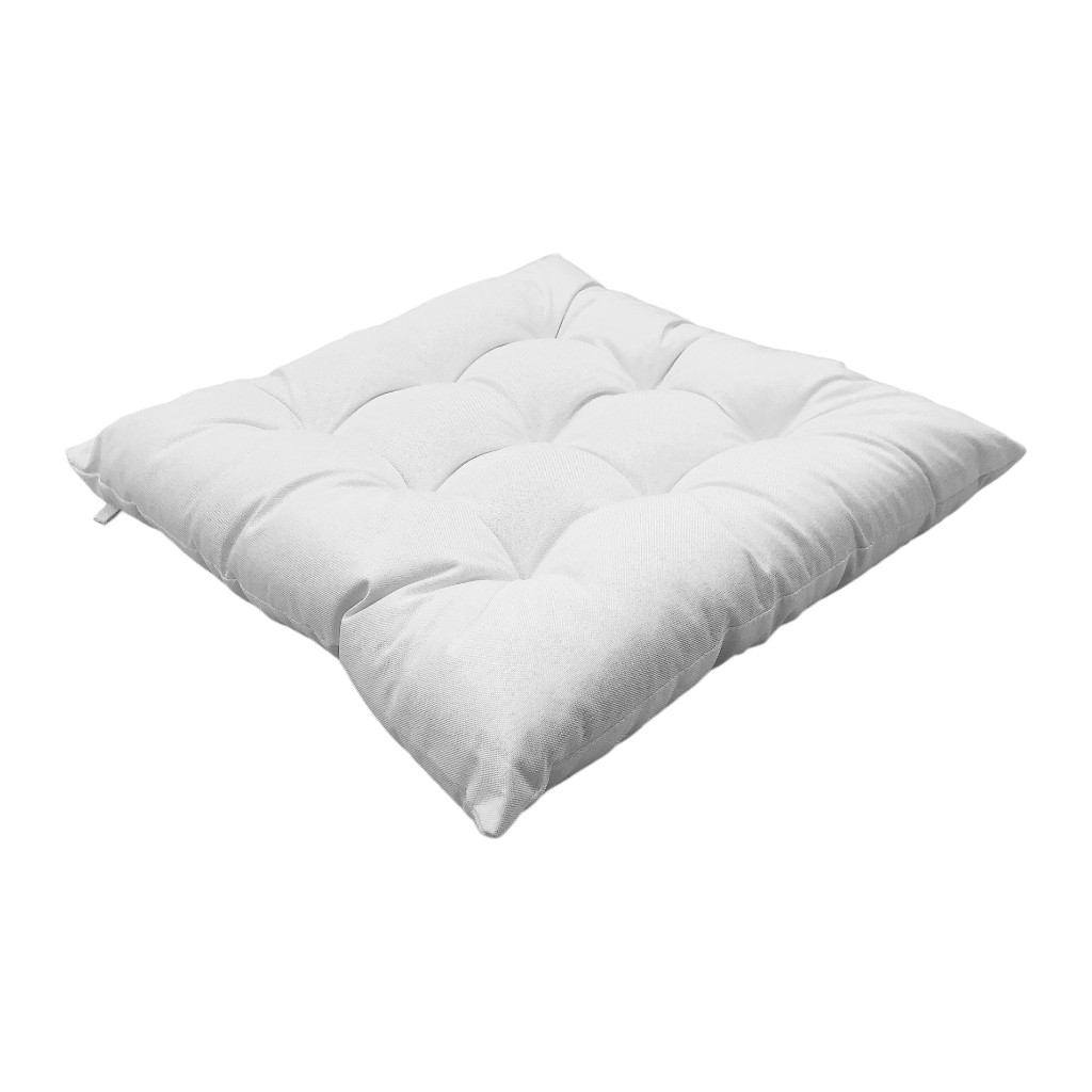 Cojín Con Amarre Blanco Hueso 40x40cm