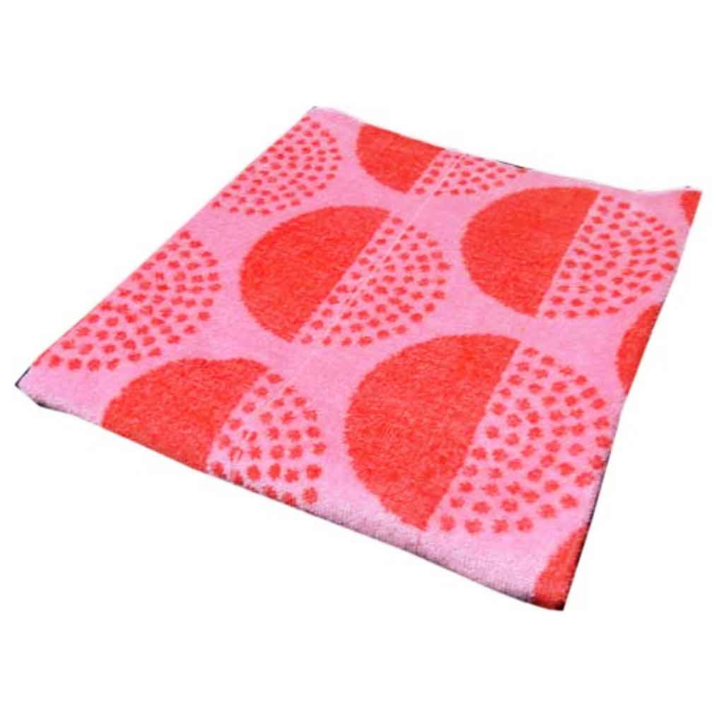 Toalla de playa dobbie estampado rosado