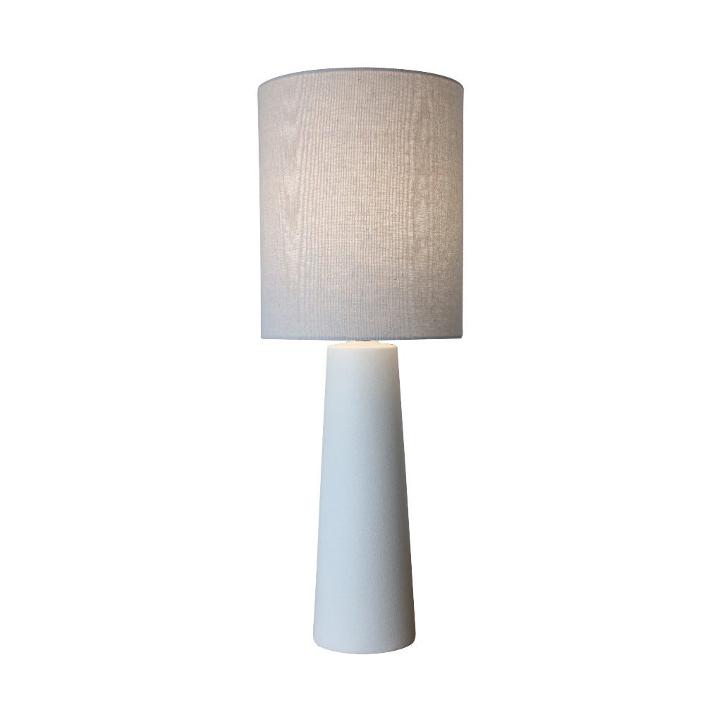 Lámpara Blanca De Mesa 24x68.5cm