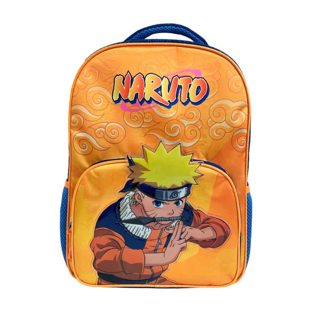 Bolso Escolar De Naruto Para Niño 30X40X14