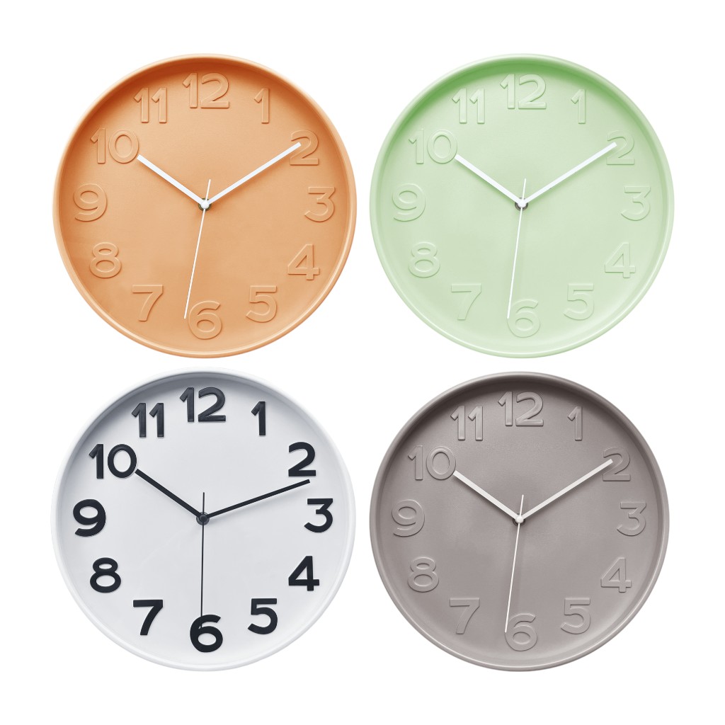 Reloj De Pared Colores Surtidos 30X4Cm