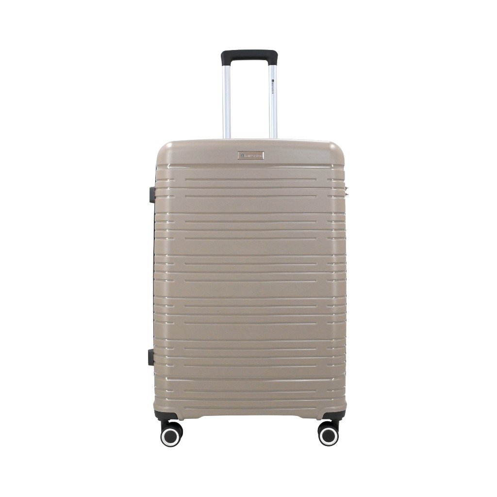 Maleta Champagne De Viaje 28" Doble Ruedas