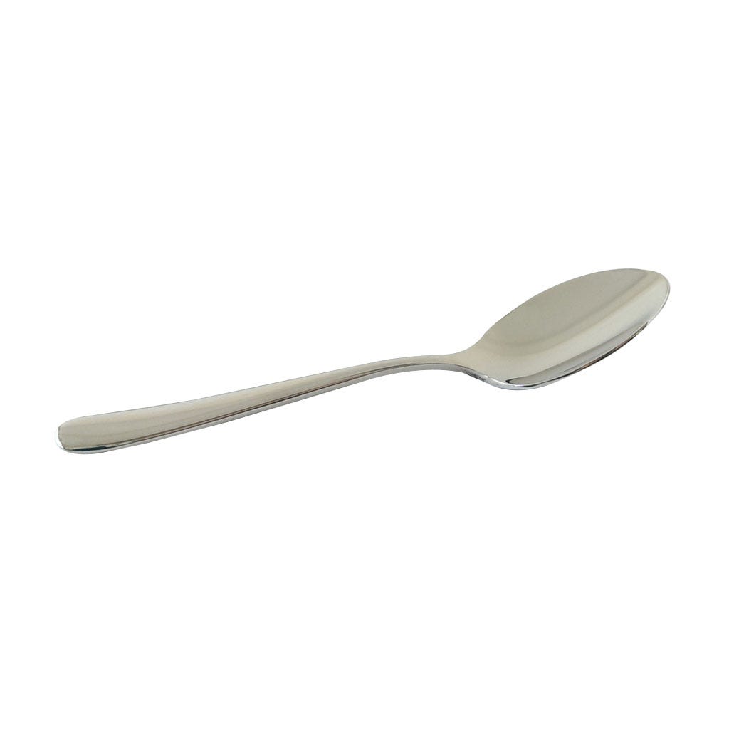 Cuchara de TE individual plateado con mango ovalado