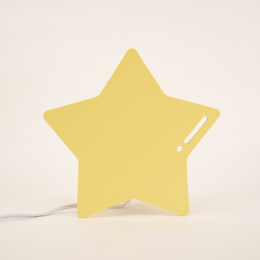 Lámpara De Pared Con Forma De Estrella 25X24X9Cm