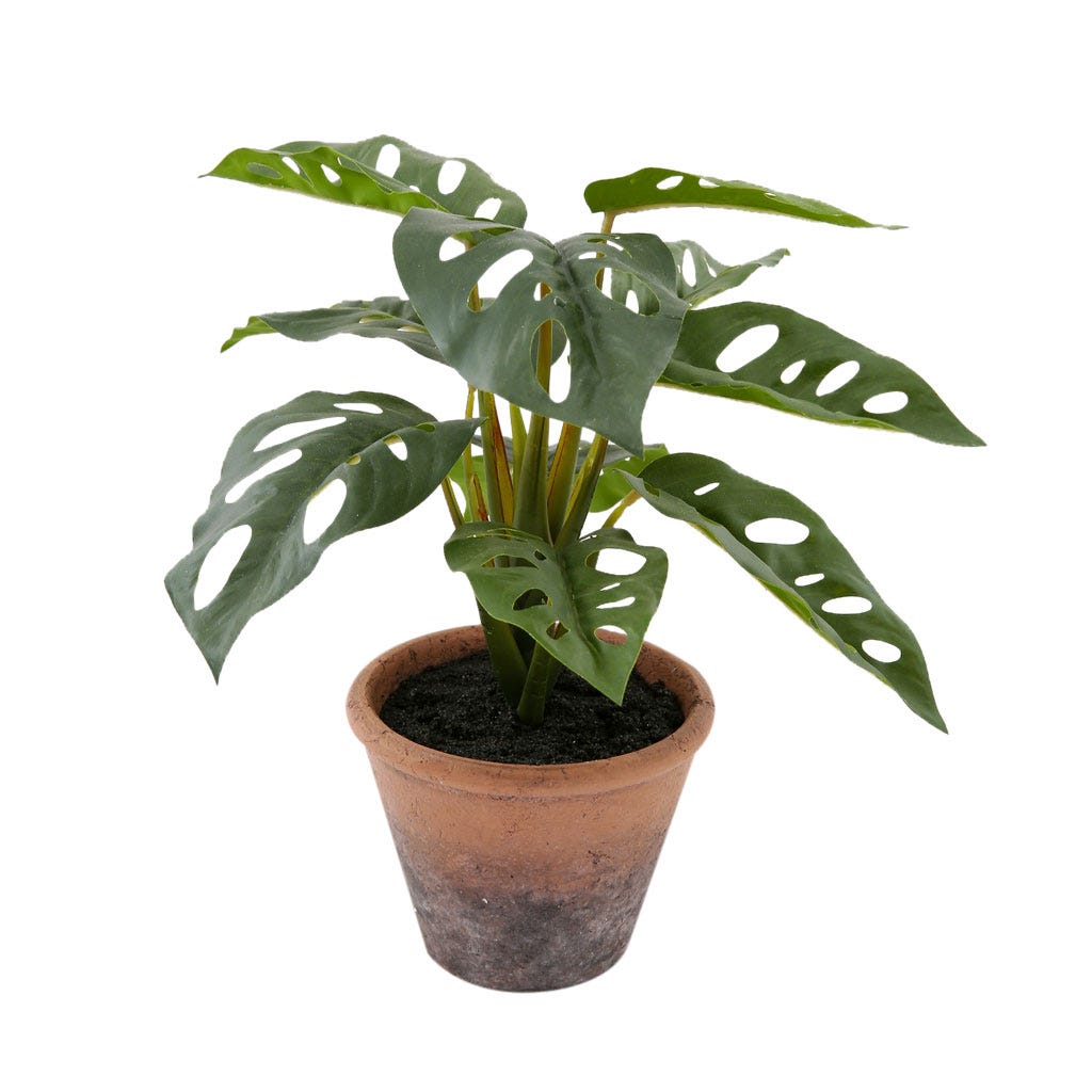 Planta artificial Monstera en maceta 27 CM