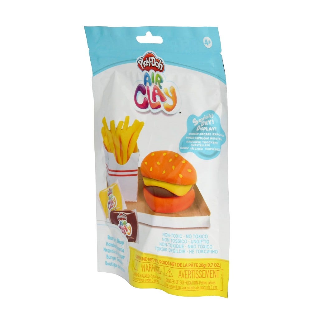 Play-doh Air Clay Set Plastilina Hamburguesería