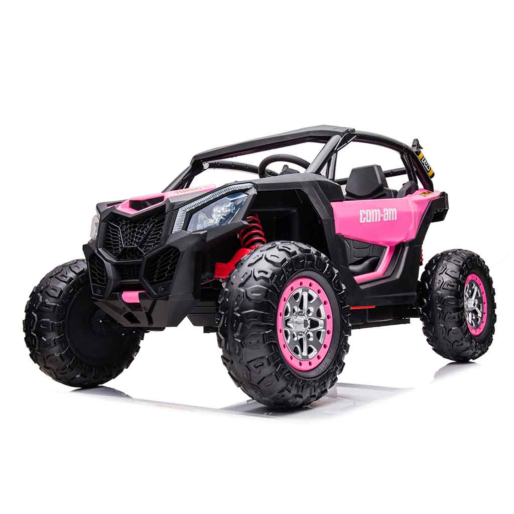Coche recargable rosado