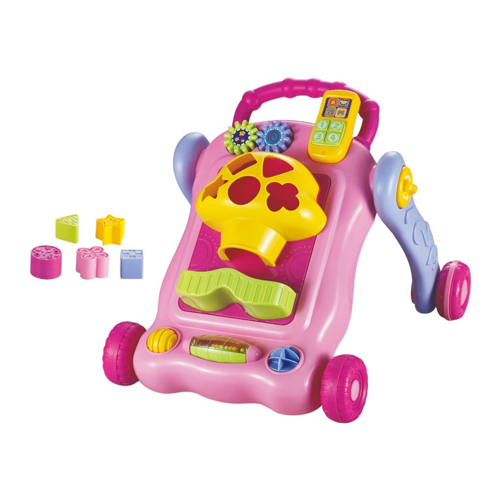 Andador Clasificador De Formas De Actividad Rosa