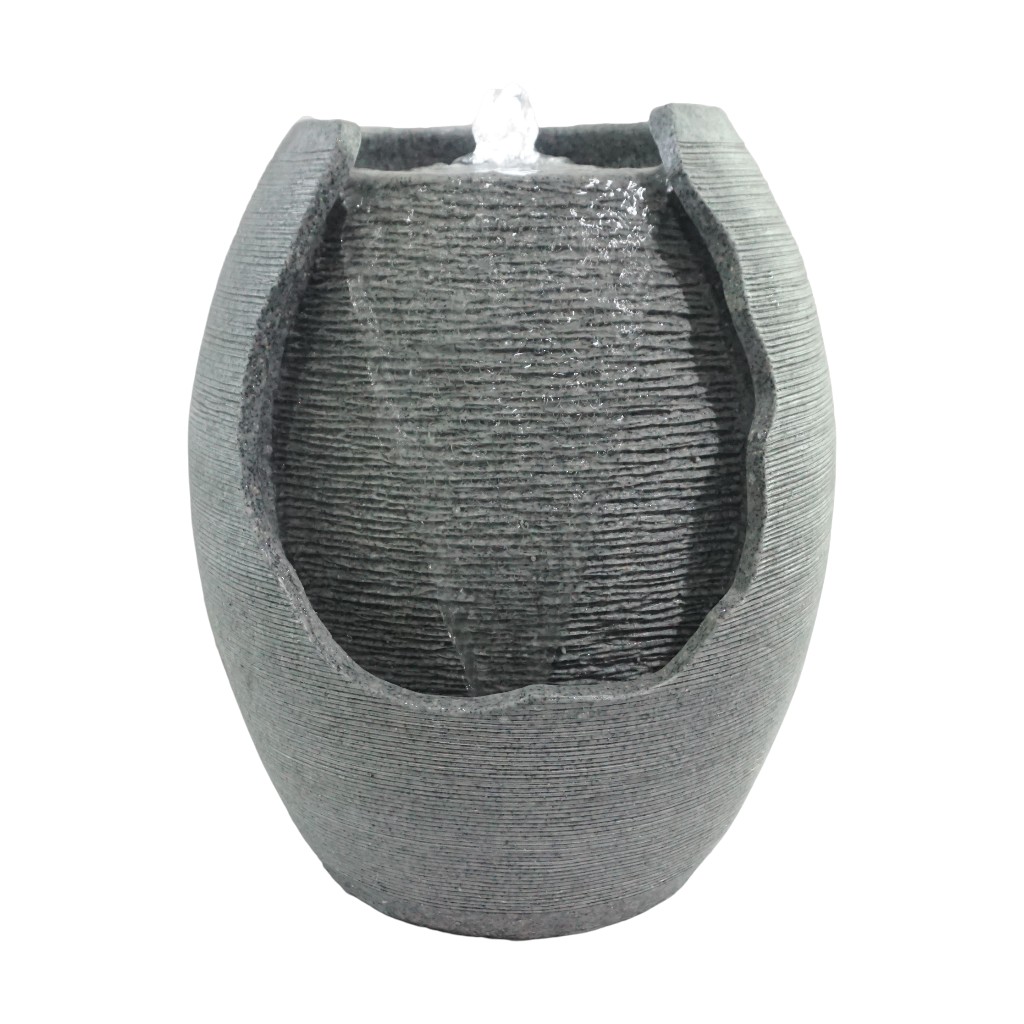 Fuente De 2 Capas De Forma Ovalada 29X28.5X33.5Cm