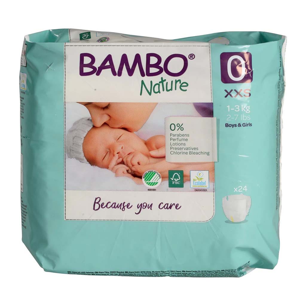 Pañal Bambo Nature Eco-Amigable Talla 0