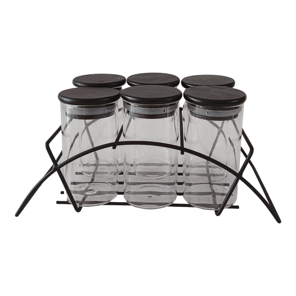 Set 7Pzs De Conservador De Especias 160Ml