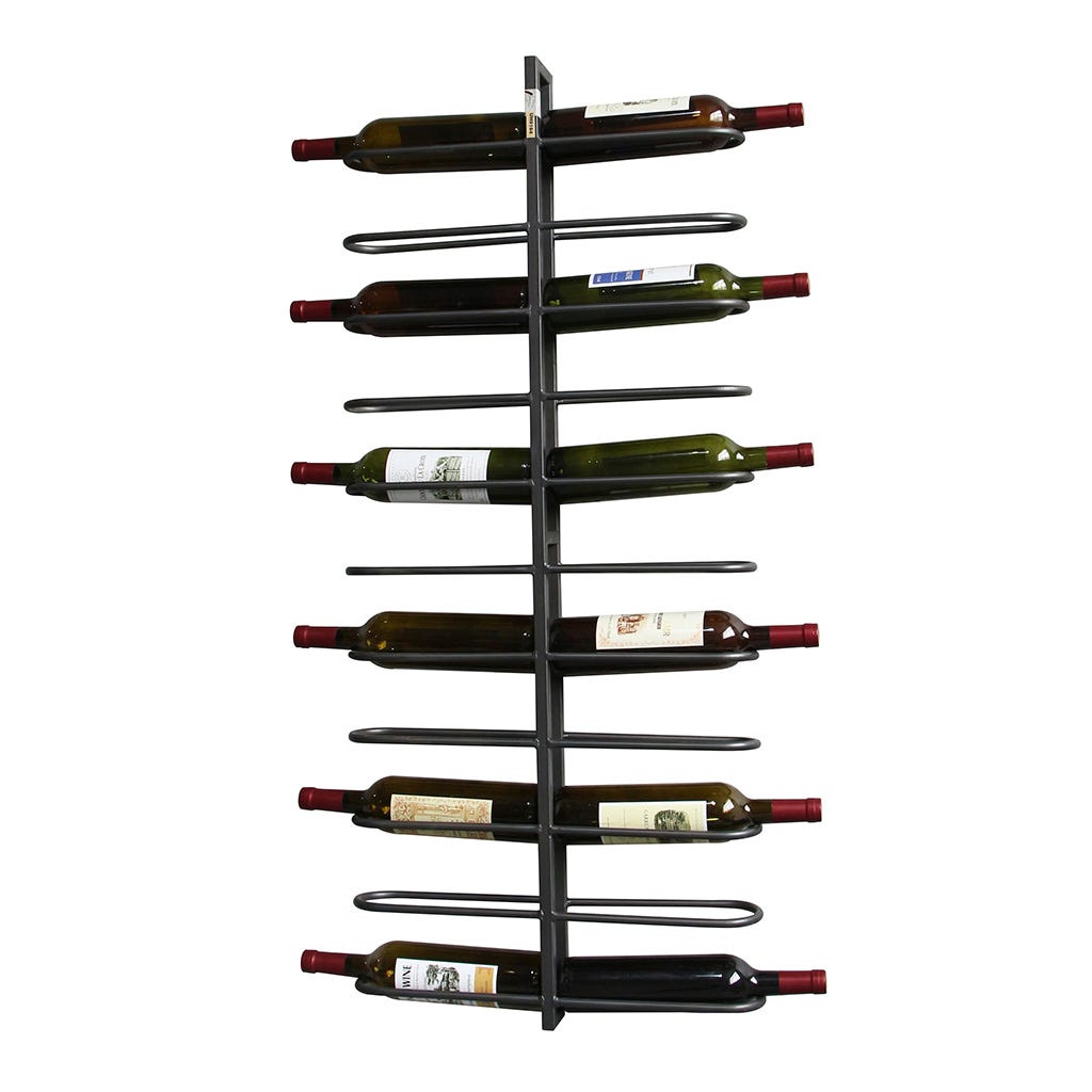 Soporte De Vino Para Pared 52x19x120cm