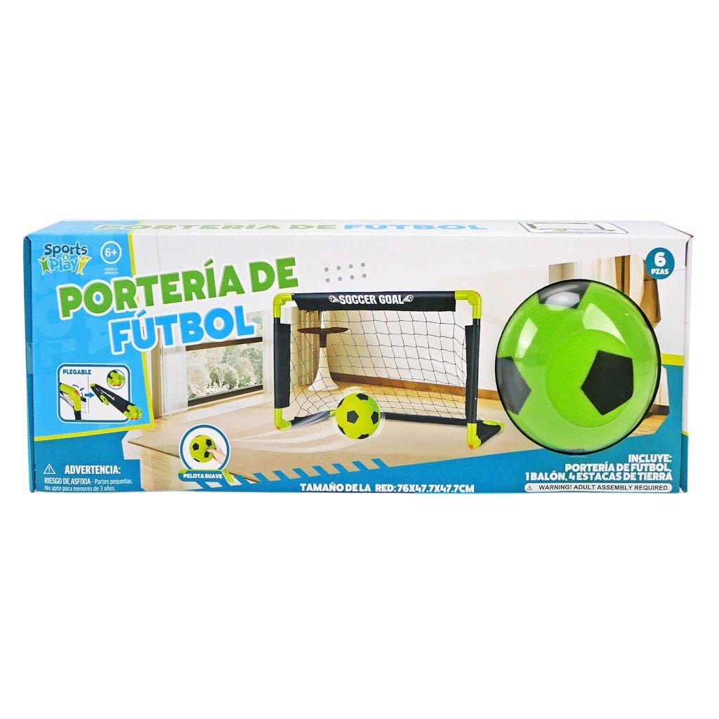 Set De Portería De Fútbol Plegables