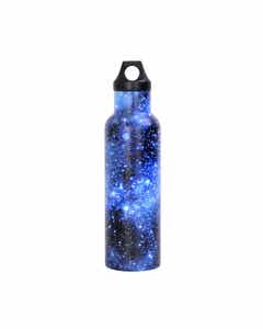 Botella de agua estampada de galaxia de acero 600ML 