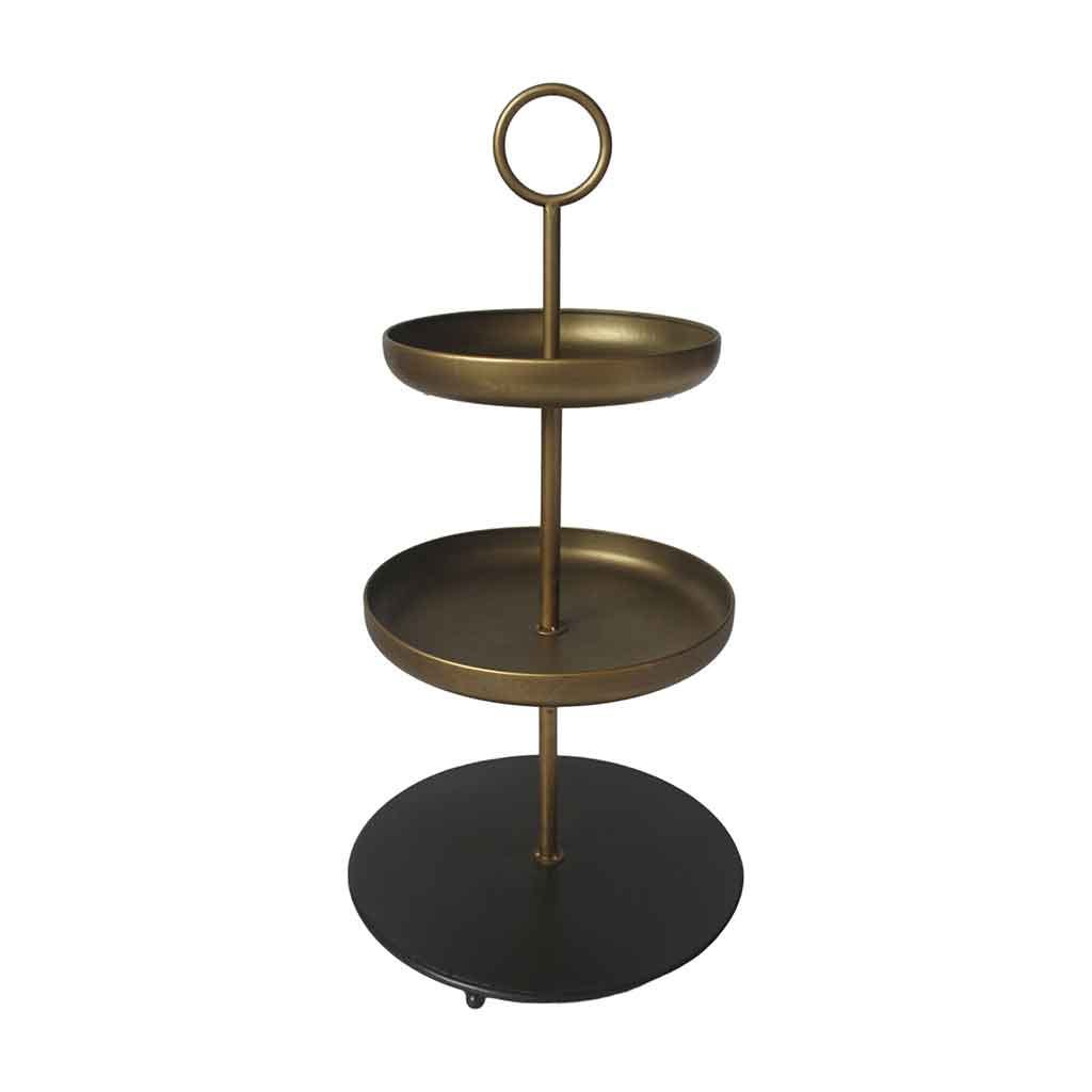 Bandeja Decorativa De 3 Niveles 35X67Cm