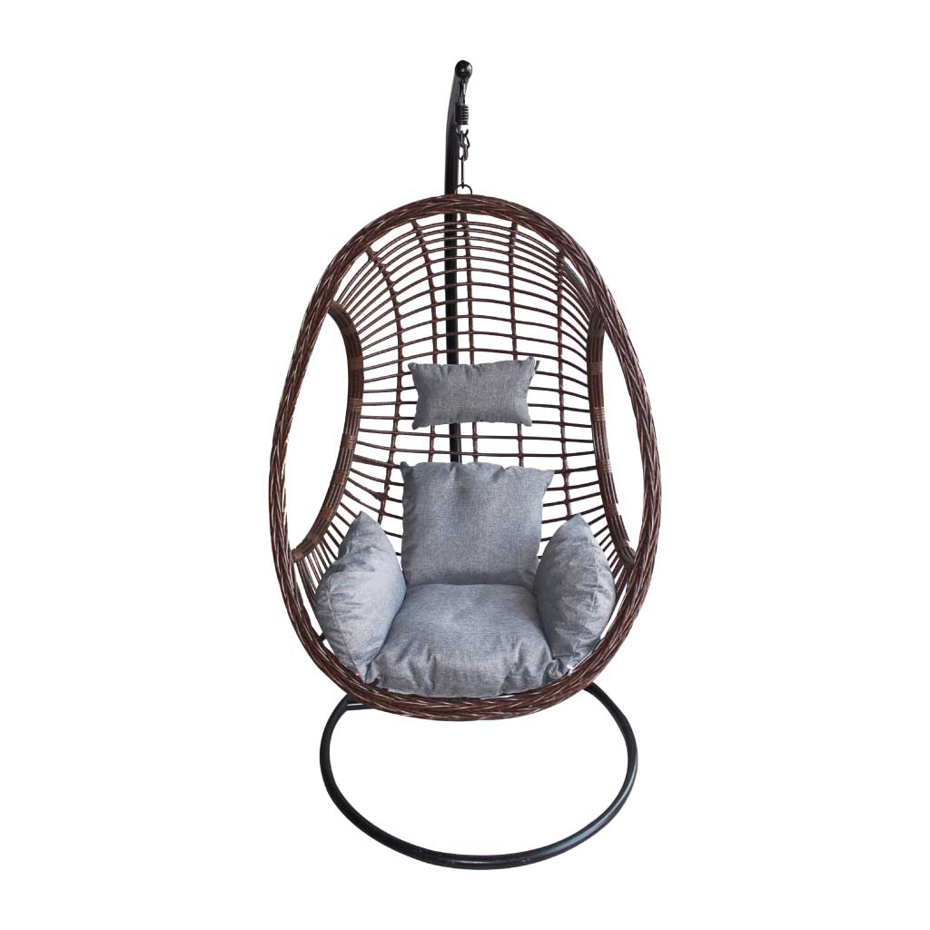 Columpio Brooklyn gris oscuro/negro
