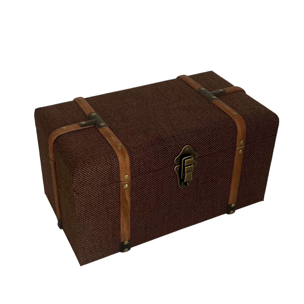 Baúl Organizador Marrón 40x23x22cm