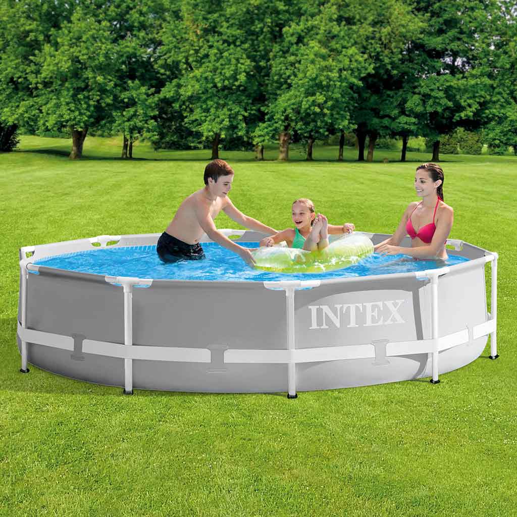Piscina Con Marco De Metal 10'x30" 6+