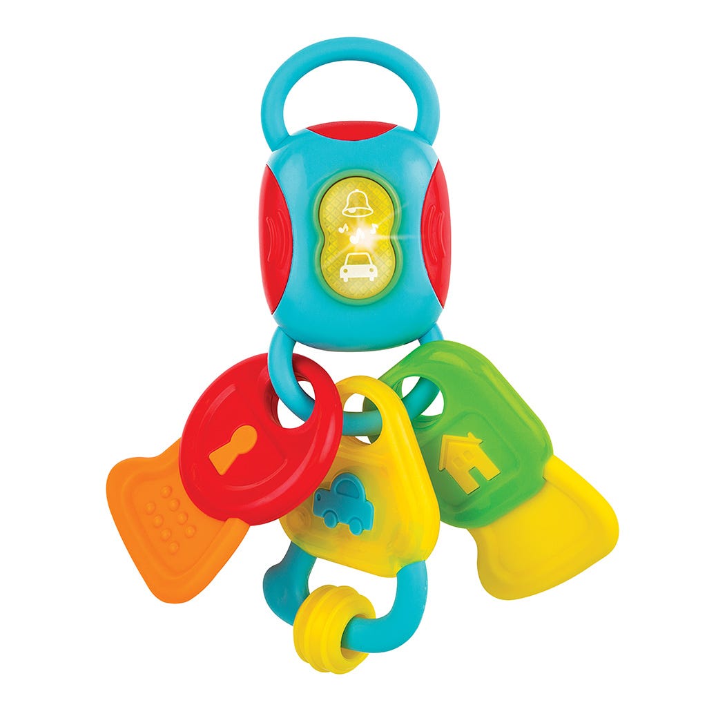 Winfun Teether Keychain with Light and Sound