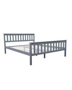 Estructura de cama gris Queen Hanna 215.5X161.5X91CM