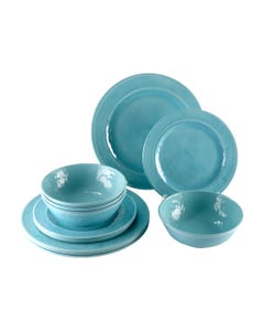 Set De Vajilla 12Pzs De Color Azul